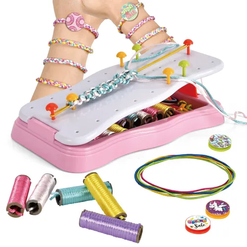 Hand Knitting Machine DIY Knitting Colorful Stretch Bracelet Knitter