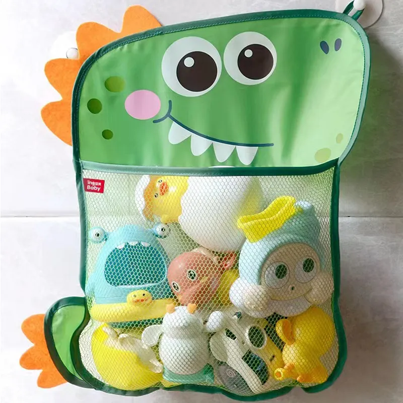 Bolsa de malla de almacenamiento de baño de juguete para niños (con 2 ventosas) Color-A big image 1