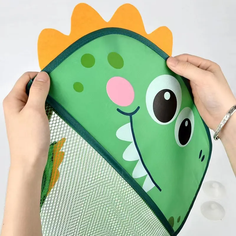 Children's Toy Bathroom Storage Mesh Bag (with 2 Suction Cups) Color-A big image 1