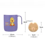 Wall-Mounted Toothbrush Cups Kids Cartoon Multi-purpose Water Cups about 270ML/9.13OZ  image 6