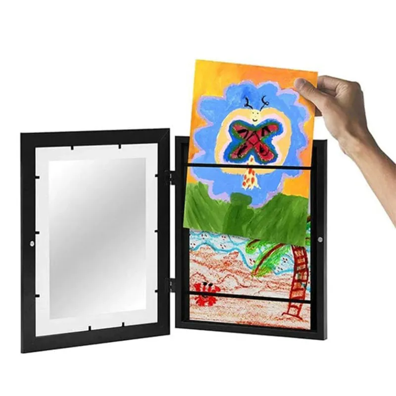 Children's Flip Frame Picture Frame Black big image 1
