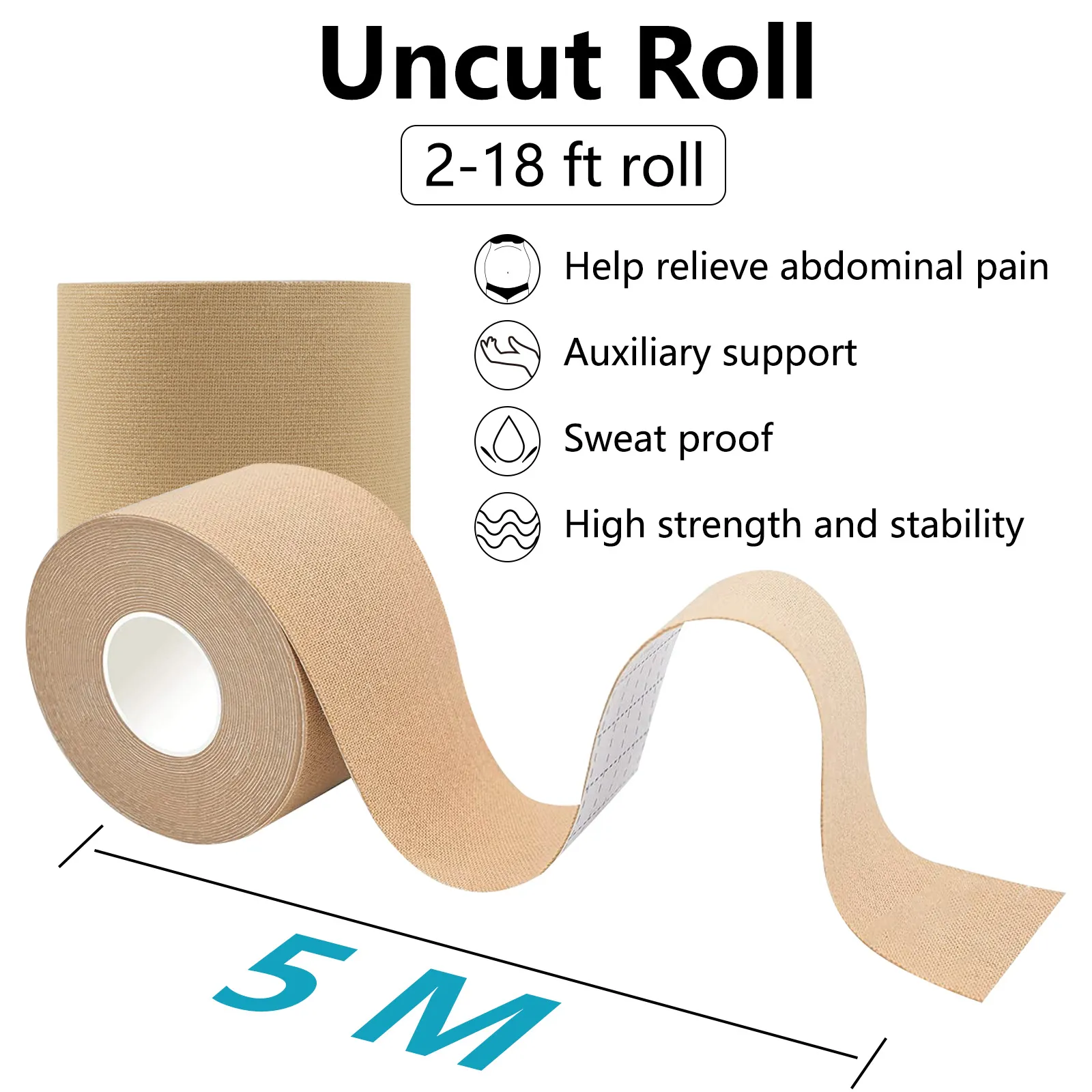 2-pack of Pregnant Women's Pressure Relief Belt Prenatal Support Abdominal Belt to Relieve Abdominal Support in the Late Pregnancy Simple Elastic Belt  image 3
