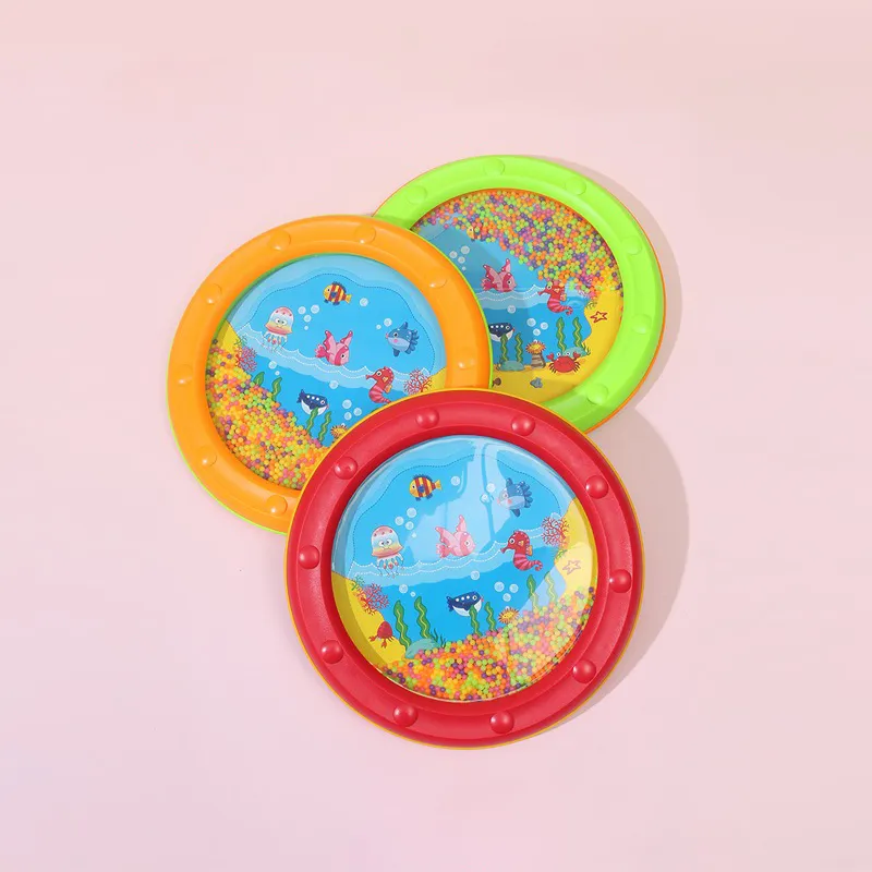 Gentle Sea Sound Music Gift Educational Sea Sound Drum Tool Percussion Instruments Drum (Accessory Color Is Random)  image 4
