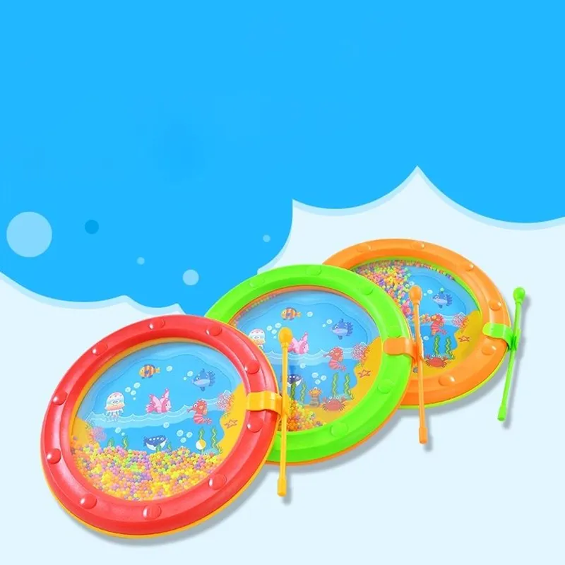 Gentle Sea Sound Music Gift Educational Sea Sound Drum Tool Percussion Instruments Drum (Accessory Color Is Random)  image 5
