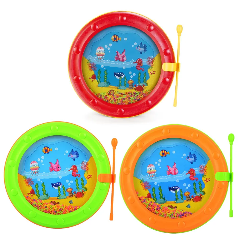 Gentle Sea Sound Music Gift Educational Sea Sound Drum Tool Percussion Instruments Drum (Accessory Color Is Random)  image 6