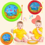 Gentle Sea Sound Music Gift Educational Sea Sound Drum Tool Percussion Instruments Drum (Accessory Color Is Random)  image 2