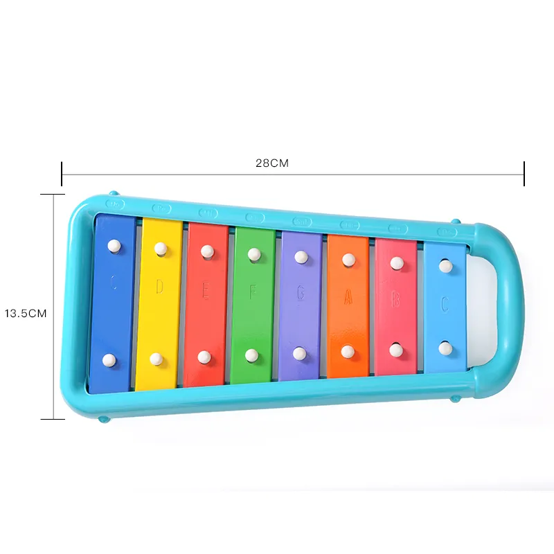 Children's Hand-played Instrument, Preschool Learning Baby Percussion Kit with Eight Tuning Suitable for Over 12 Months Age (the Color of the Accessories Is Random)  image 3