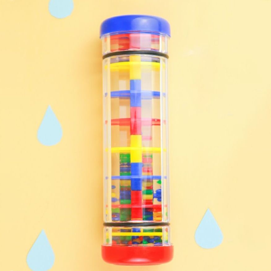 Rain Stick Musical Instrument For Babies, Toddlers And Kids, Rainfall Rattle Tube Rainstick Shaker Toy (Color Random)