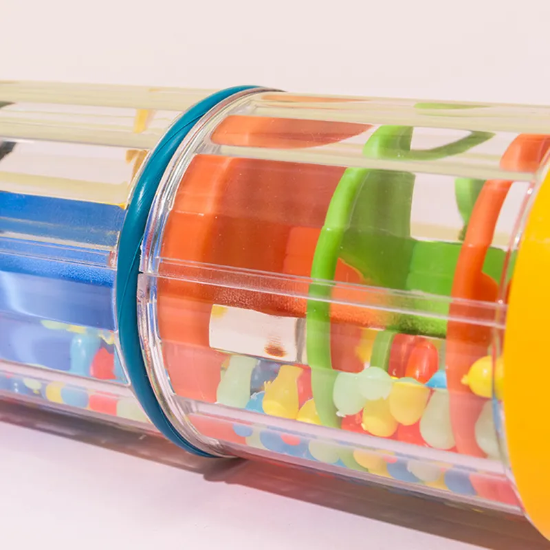Rain Stick Musical Instrument for Babies, Toddlers and Kids, Rainfall Rattle Tube Rainstick Shaker Toy (Color Random) Color-A image 6
