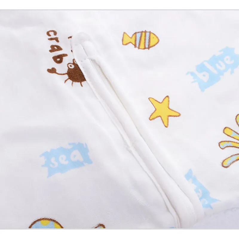 Unisex Child Bedding Animal Pattern Baby Sleeping Bag Medium Thin Cotton Material Anti-Kick Design Color-A image 4