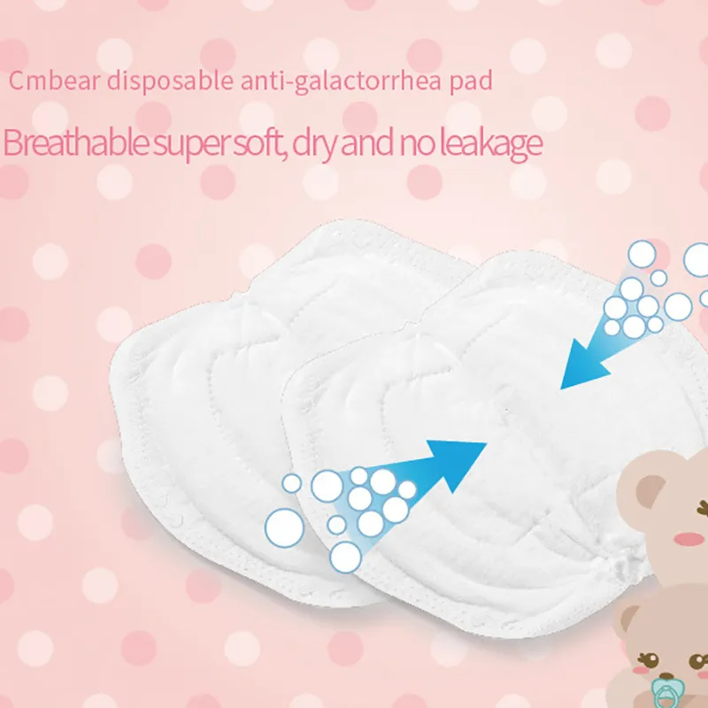 Disposable Nursing Pads, Breast Pads for Breastfeeding, 108 Count, Portable Nipple Pads for Moms, Stay Dry & Ultra Thin, Leak-Proof, Super Absorbent  image 3