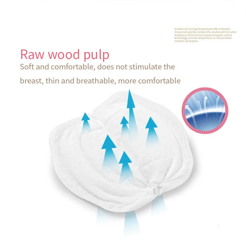 Disposable Nursing Pads, Breast Pads for Breastfeeding, 108 Count, Portable Nipple Pads for Moms, Stay Dry & Ultra Thin, Leak-Proof, Super Absorbent  image 4