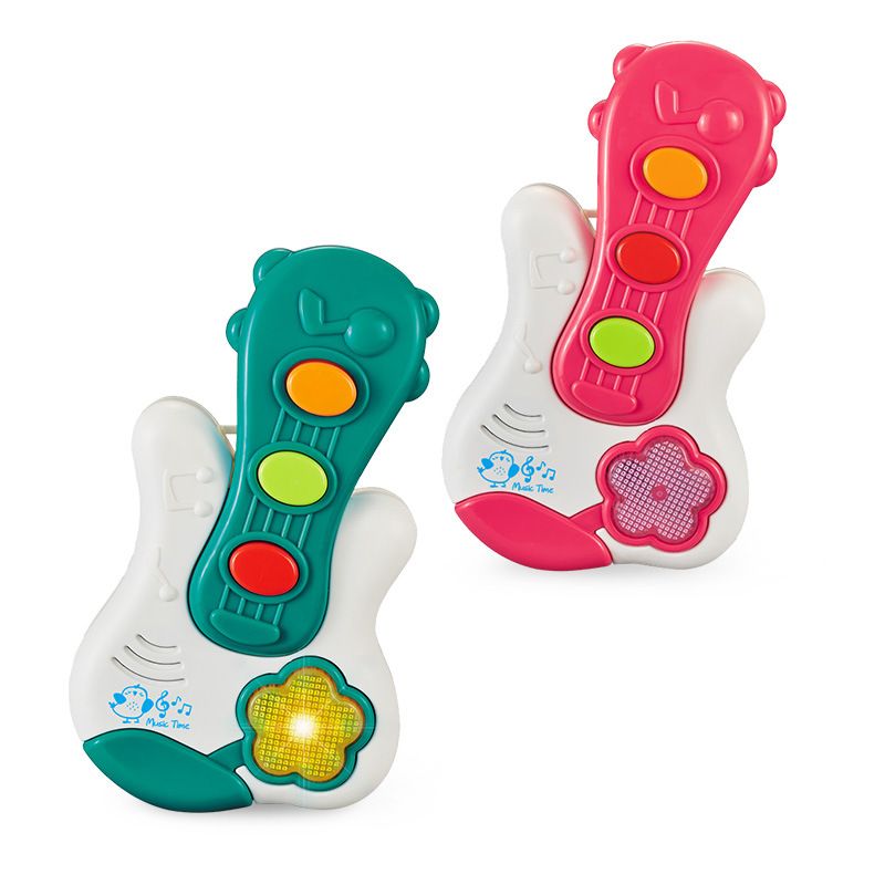 Early Education Musical Toy, Sound And Light Guitar Musical Instruments For 18M+ (Color Random)