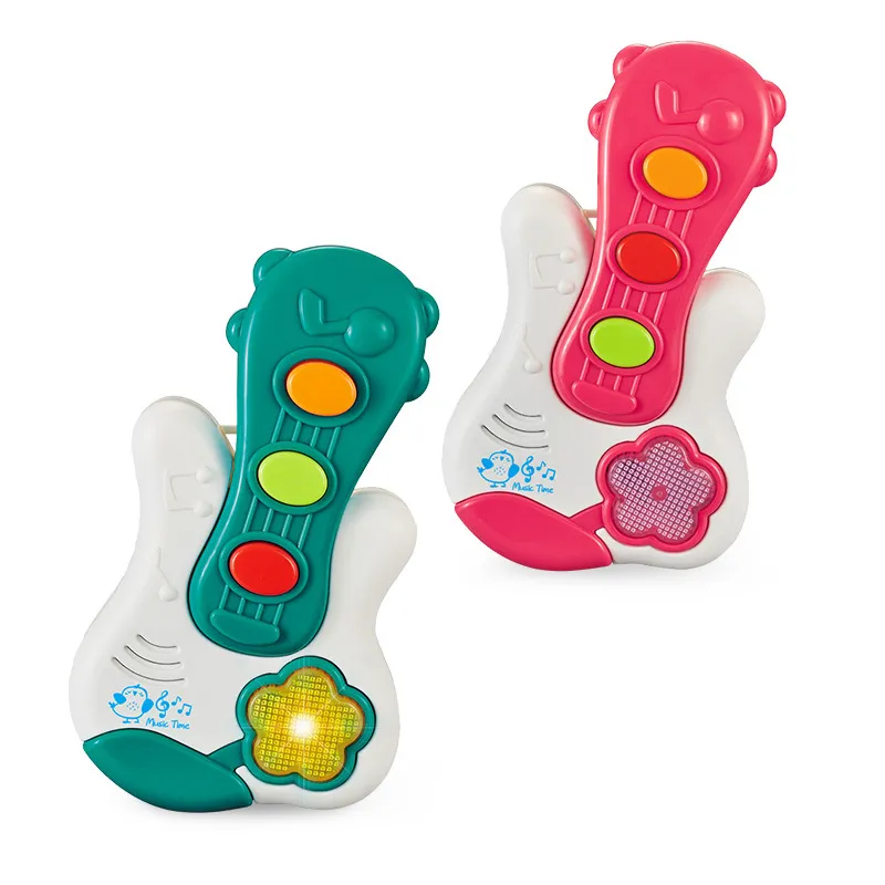 Early Education Musical Toy, Sound and Light Guitar Musical Instruments for 18M+ (Color Random)  big image 1