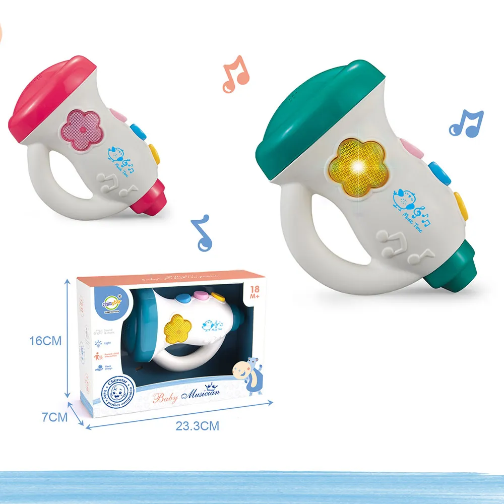 Jouets musicaux avec lumières de musique Jouets électroniques, son  d'éducation précoce et klaxon lumineux pour bébé (Color Random) Uniquement  13,49 € PatPat FR Mobile