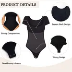 Solid Body Shaping Jumpsuit for Pregnant Mothers  image 3