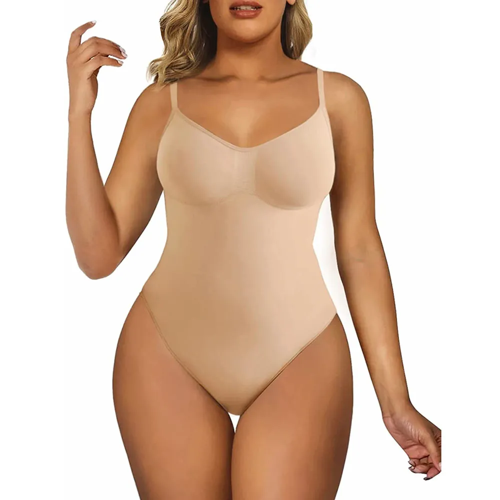 Shapewear Pour Femmes Tummy Control Body Shaper Zipper Open Bust Bodysuit