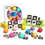 9-Piece Infant Sensory and Massage Grip Ball Set for Cognitive Development and Early Learning   image 2