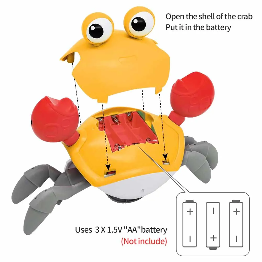 Children Gesture Electric Sensor Crab Toy Color-A image 6