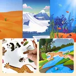 10pcs Children's Scene Sticker Book with Creative DIY and Enhanced Hands-On Ability  image 3