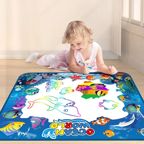 3pcs Children’s Painting and Doodling Carpet Canvas Set