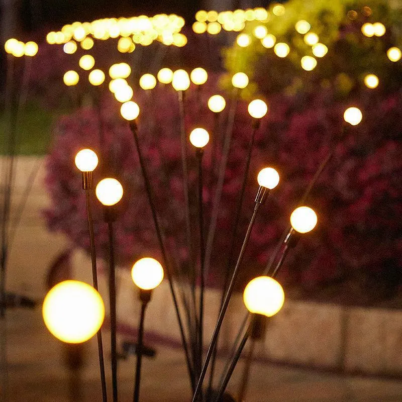 Garten Solar Dekoratives warmes Licht - Zehn kleine Glühbirne Dekorative Lichter Farbe-A big image 1