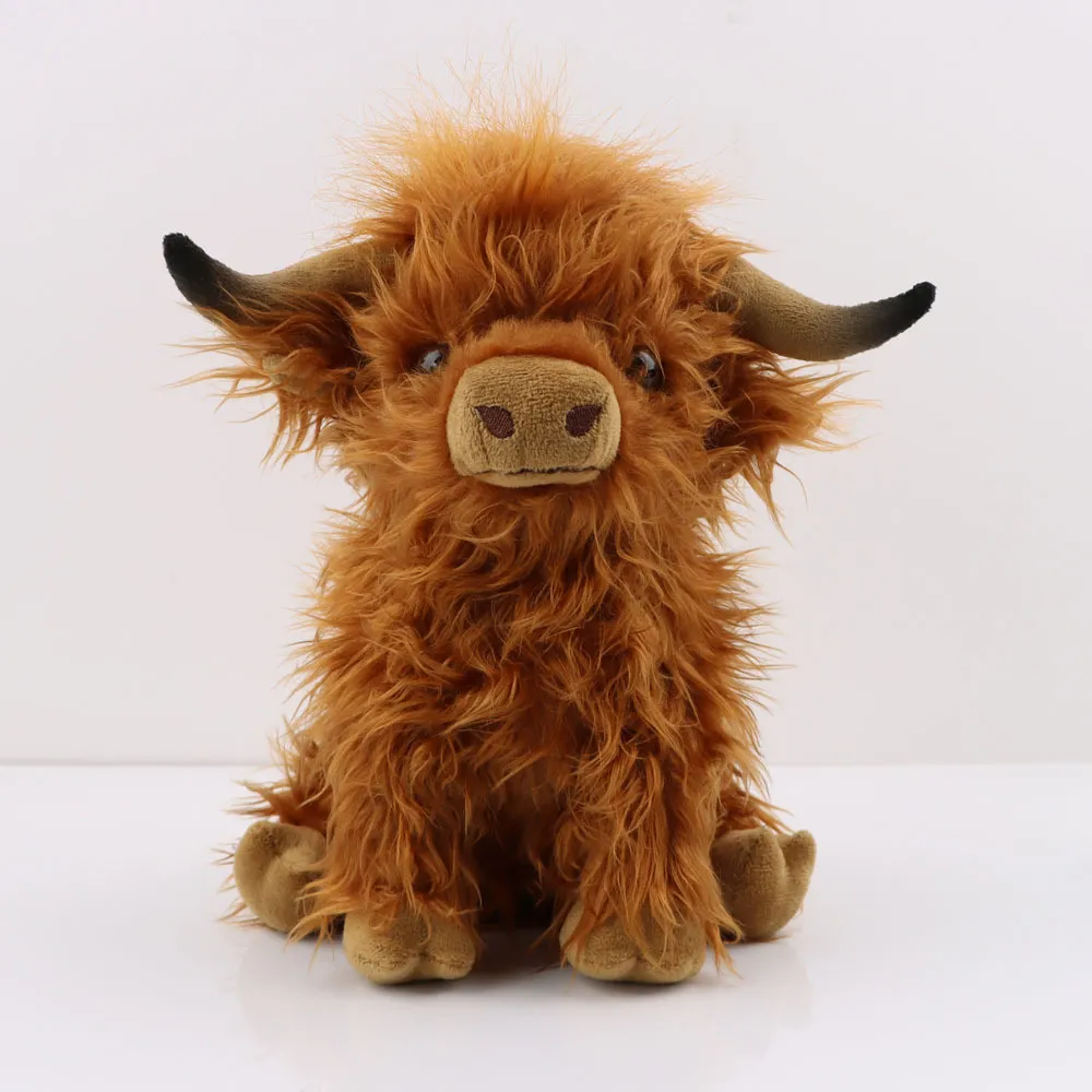 Brinquedo de vaca de pelúcia escocês Highland Cor-A big image 1