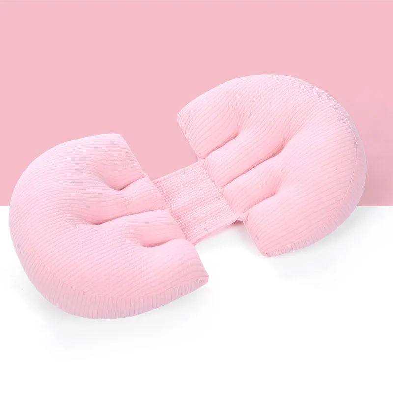 Multi-Functional U-Shaped Maternity Pillow for Lumbar Support and Side Sleeping Color-A image 3