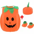 3pcs Baby Girl/Boy Pumpkin Halloween Cosplay Costume Set  image 1
