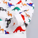 2-piece Toddler Boy Dinosaur Print Pullover Sweatshirt and Elasticized Pants Set  image 4
