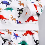 2-piece Toddler Boy Dinosaur Print Pullover Sweatshirt and Elasticized Pants Set  image 5