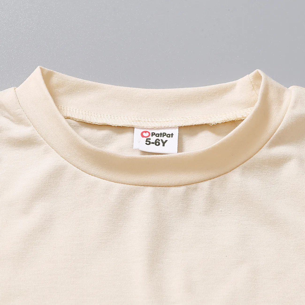 2 Stück Kleinkinder Jungen Kindlich Löwe T-Shirt-Sets blassgelb big image 1