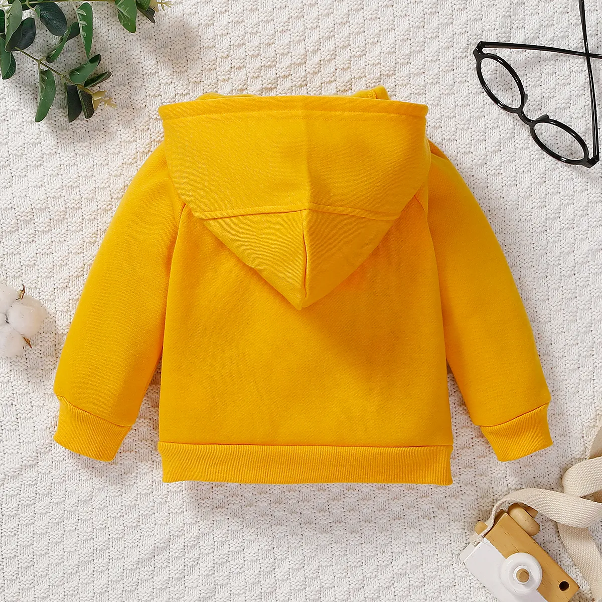 Bebé Unissexo Hipertátil/3D Tigre Infantil Manga comprida Blusões e casacos Amarelo image 2