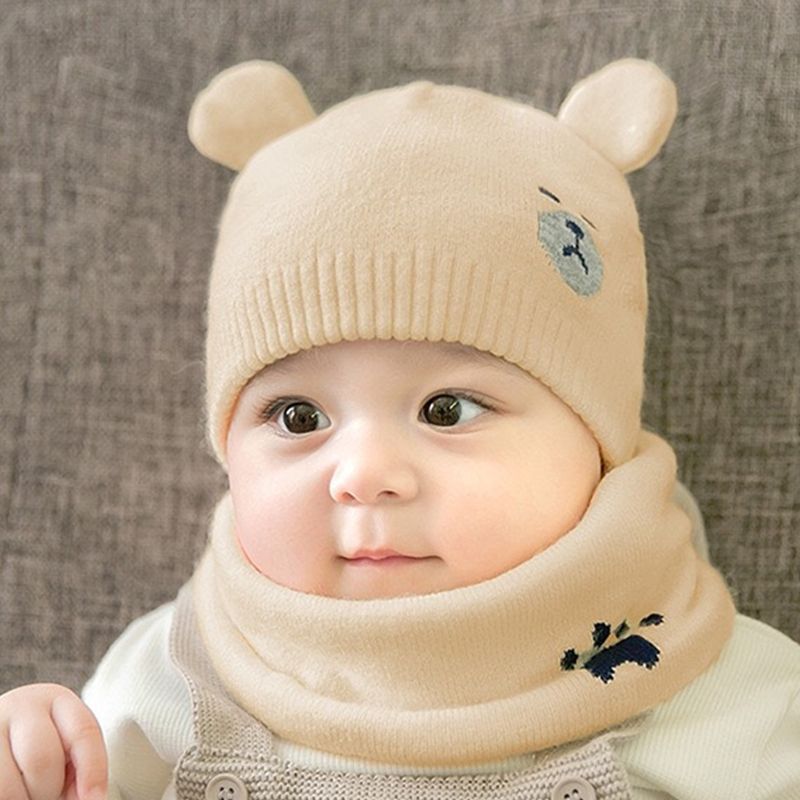 Baby Bear 設計針織毛線帽