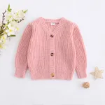 Kleinkinder Mädchen Basics Pullover rosa