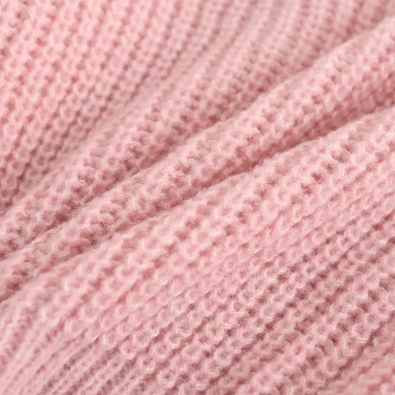 Toddler Girl Button Design Waffle Knit Sweater Cardigan Pink big image 1