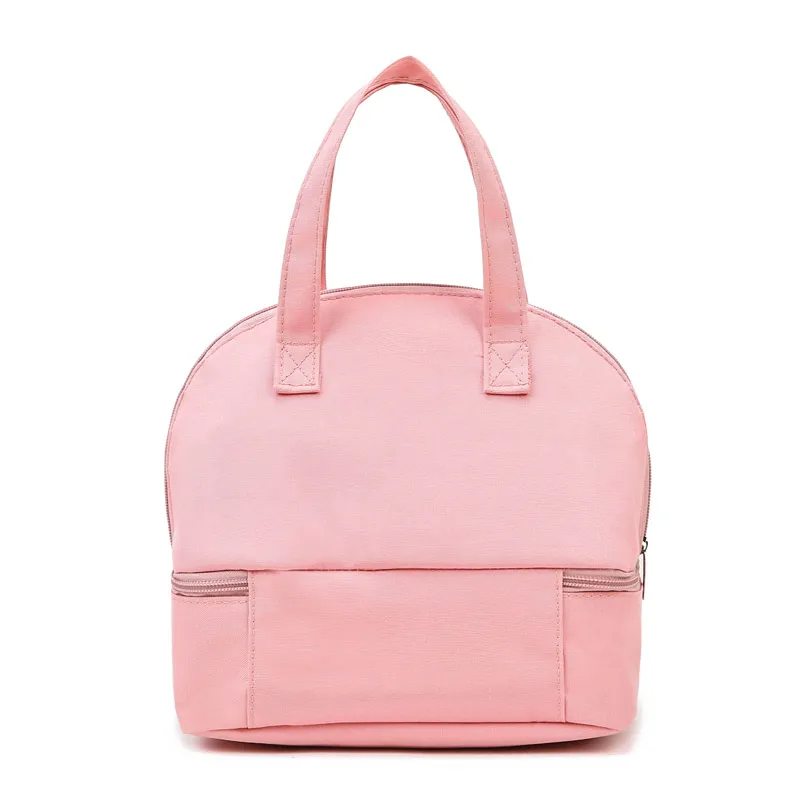 Insulated Baby Bottle Bag Handbag Breastmilk Cooler Bag for Work Picnic Camping Outdoor Pink big image 1