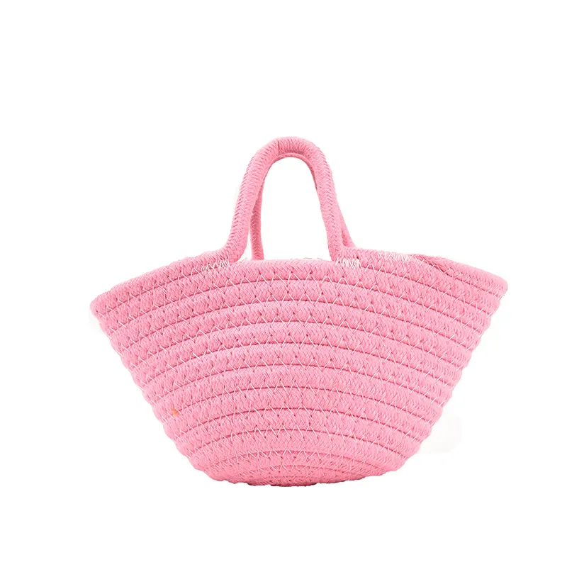 Bolsa Sólida Tecida para Mamãe e Eu Rosa