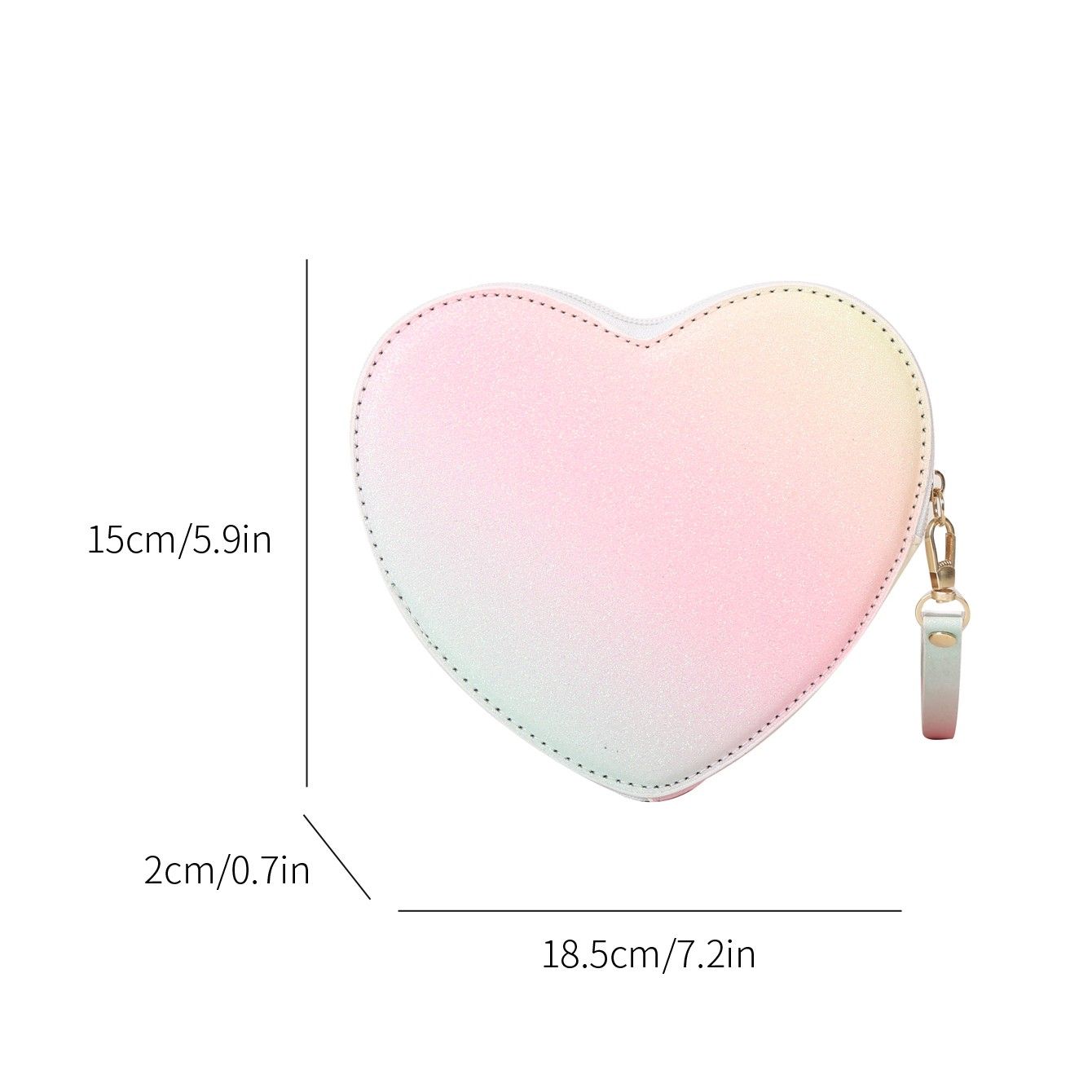 

Colorful Heart Shape Chain Bag for Mom and Me