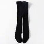 Baby / Toddler / Kid Solid Bowknot Stockings (Various colors) Black
