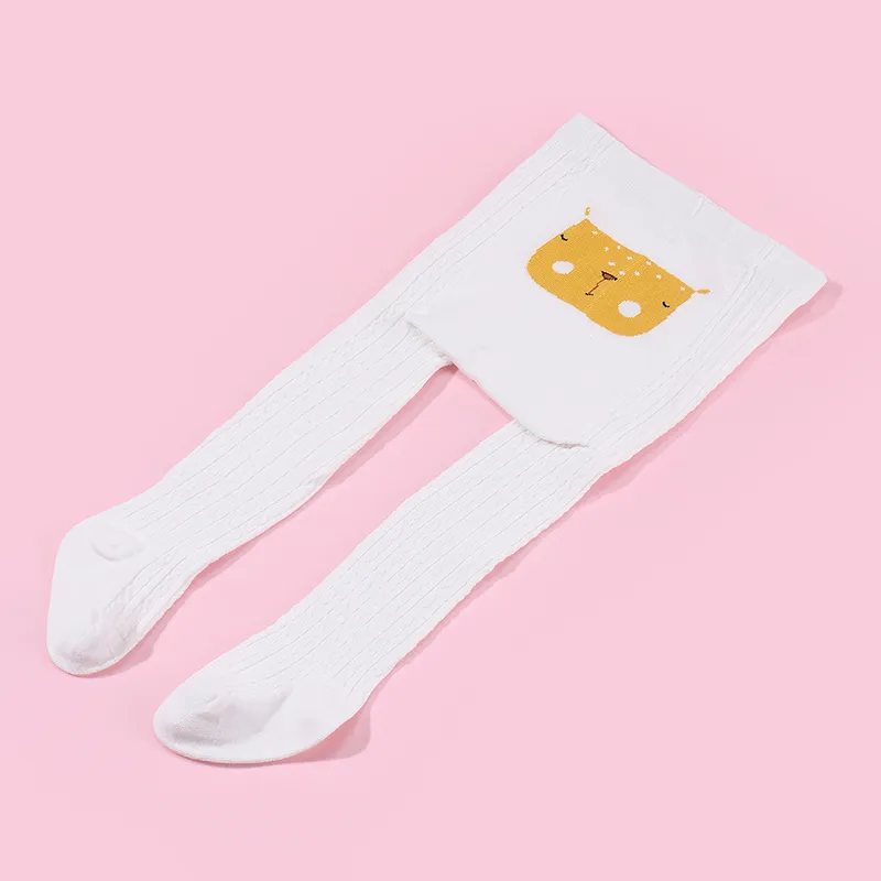 Meia-calça de padrão animal de desenho animado para bebê/criança/criança para meninas  image 2