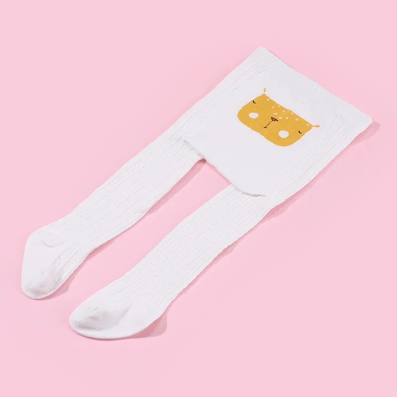 Meia-calça de padrão animal de desenho animado para bebê/criança/criança para meninas  image 3