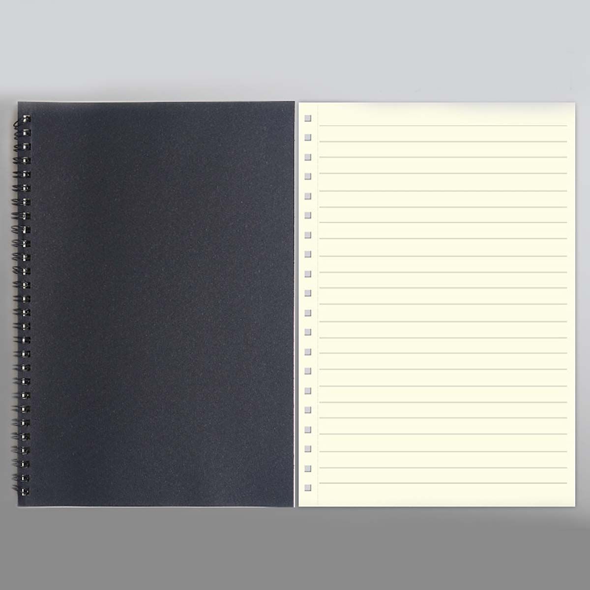 A5 Spiral Notebook with Kraft Cover 60 Sheets Wirebound Journal Notepad Office School Supply Station