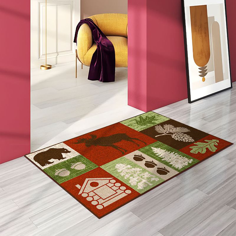 

Christmas Printed Non-Slip Bath Mat Kitchen Mat Floor Carpet for Bedroom