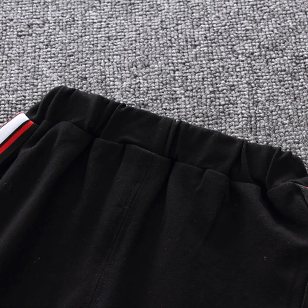 2 Stück Kleinkinder Jungen Polokragen Klassisch T-Shirt-Sets big image 3