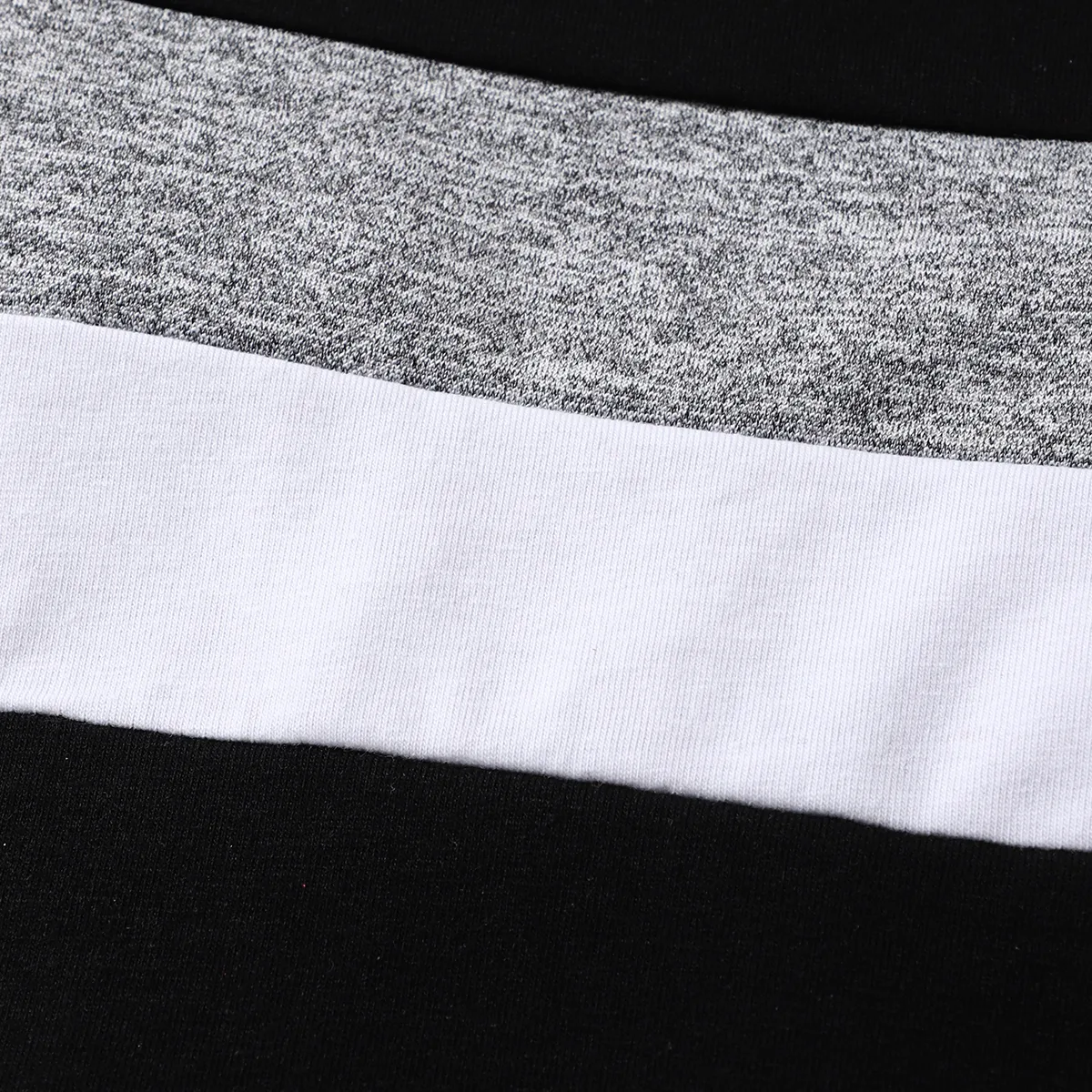 2 unidades Criança Menino Costuras de tecido Avant-garde conjuntos de camisetas Cinzento big image 1