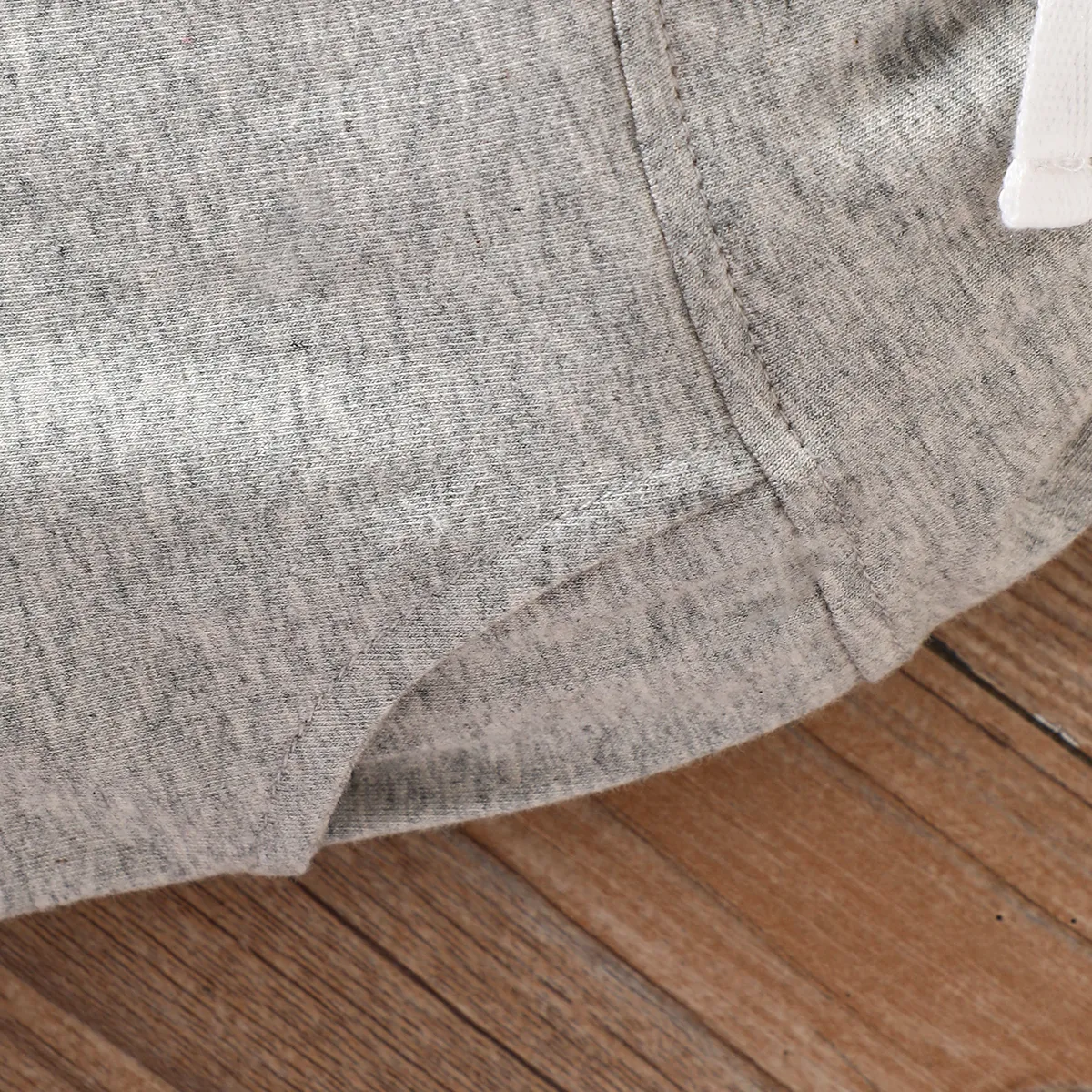 2pcs Baby Boy 95% Cotton Pocket Short-sleeve Tee and Elasticized Shorts Set Grey big image 1