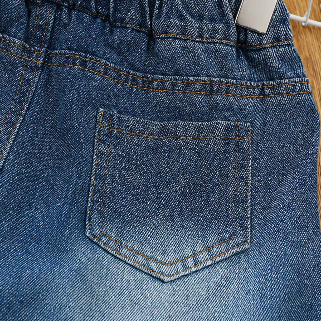 Kid Girl Pockets Denim Skirt   image 3