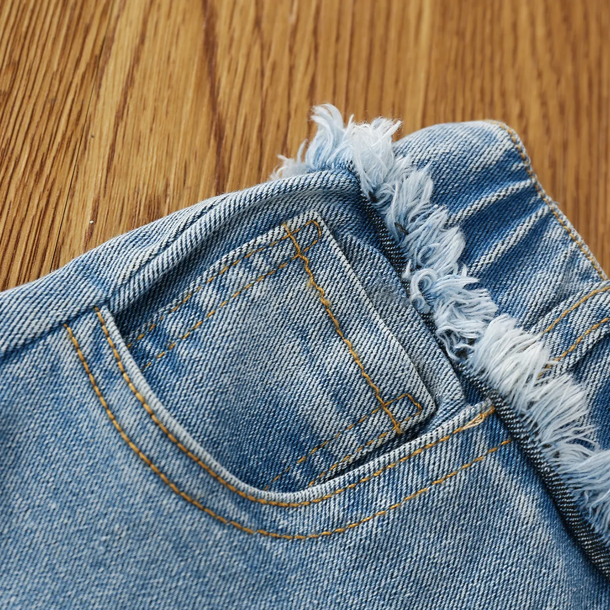 Criança Menina Bainha assimétrica Saias Azul image 4