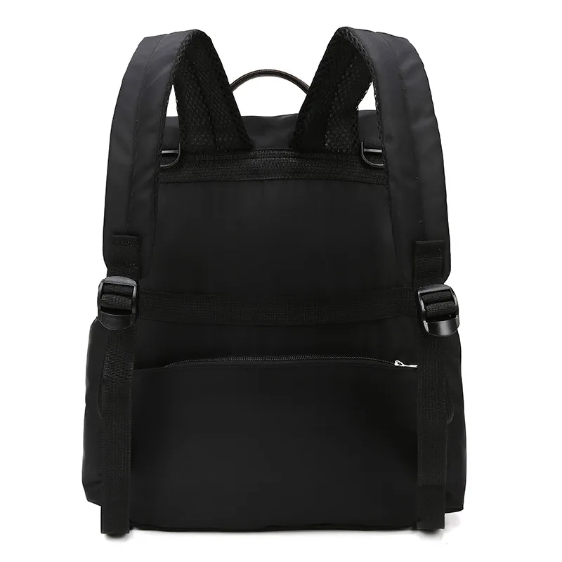 Bolsa de pañales con múltiples compartimentos, mochila multifunción de gran capacidad para mamá, mochila de maternidad Negro big image 1